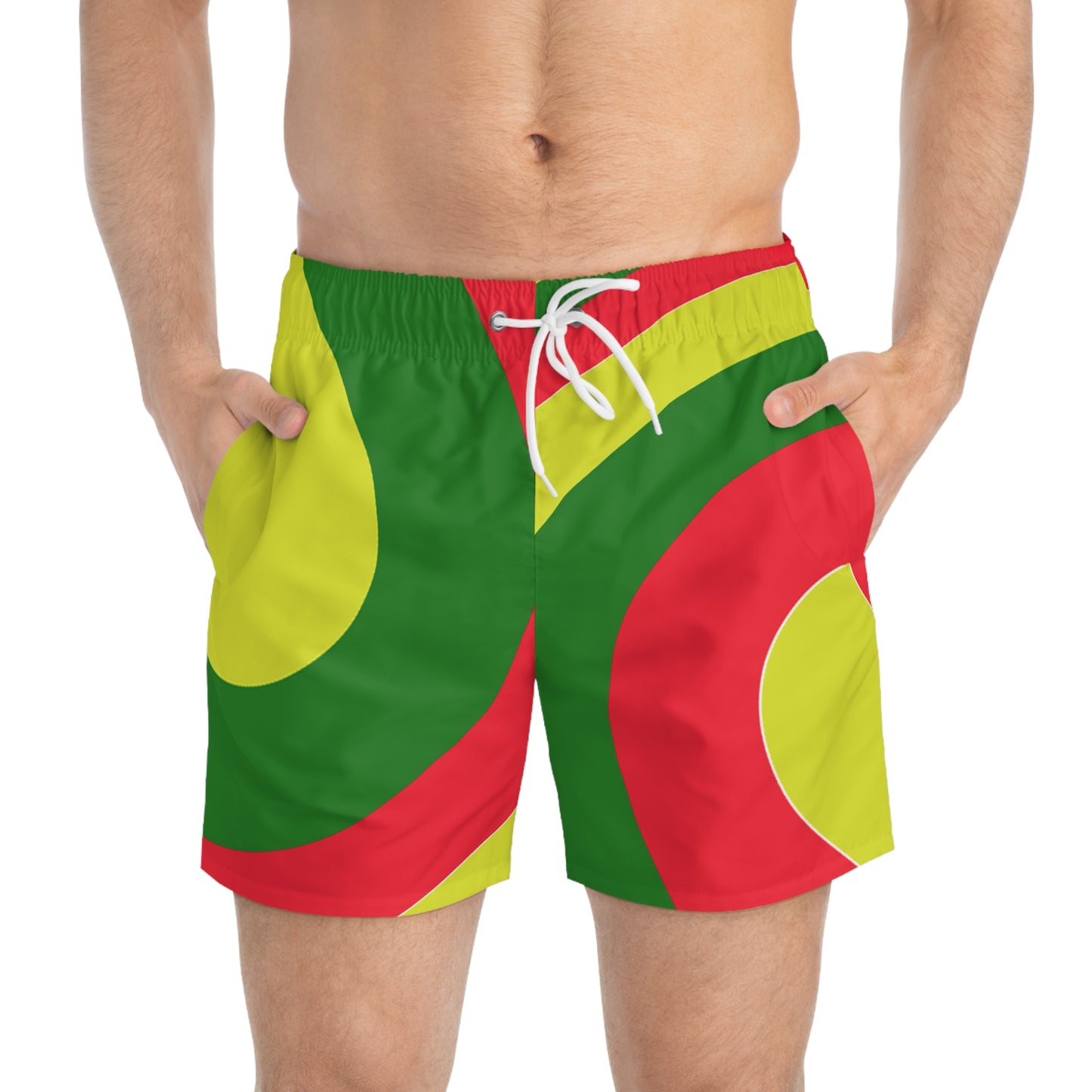 Reggae One Swim Trunks (AOP)