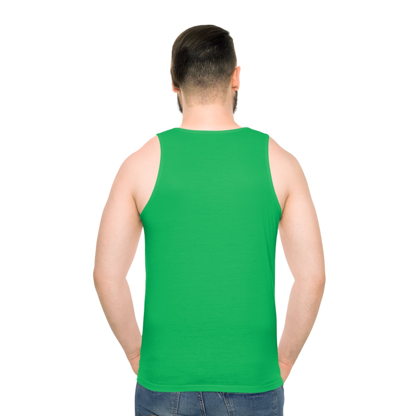 Forest green Unisex Tank Top (AOP)