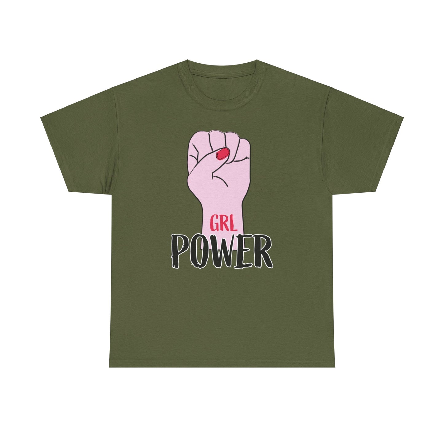 Girl Power Unisex Heavy Cotton Tee