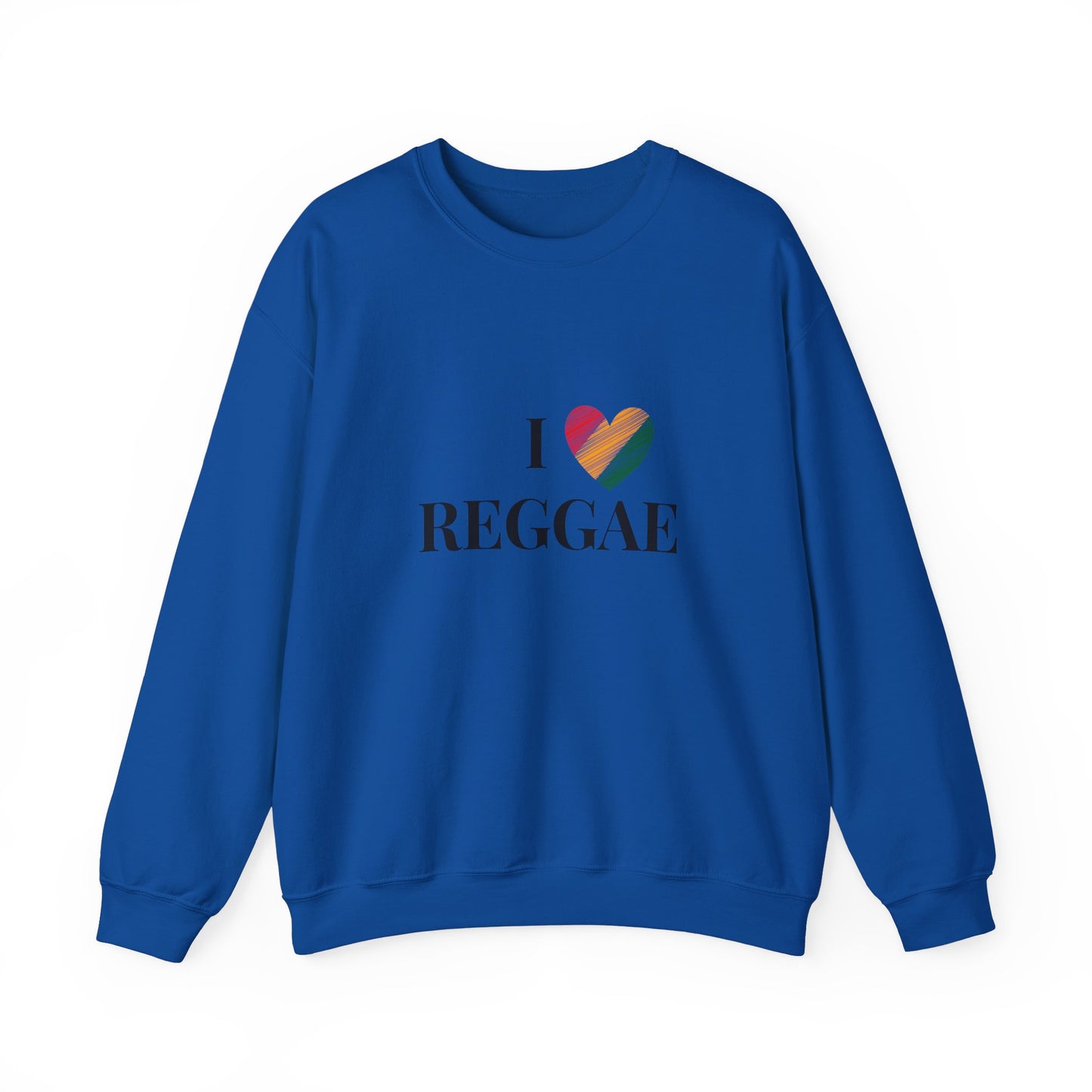 I Love Reggae Unisex Heavy Blend™ Crewneck Sweatshirt