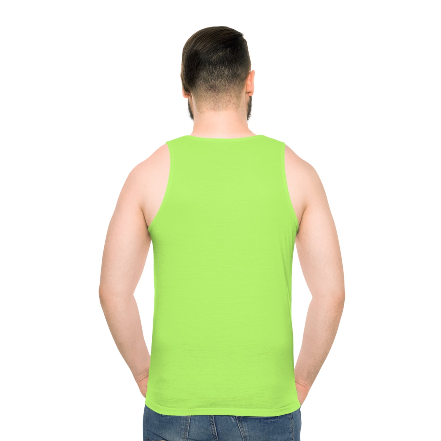 Yellow Green Unisex Tank Top (AOP)