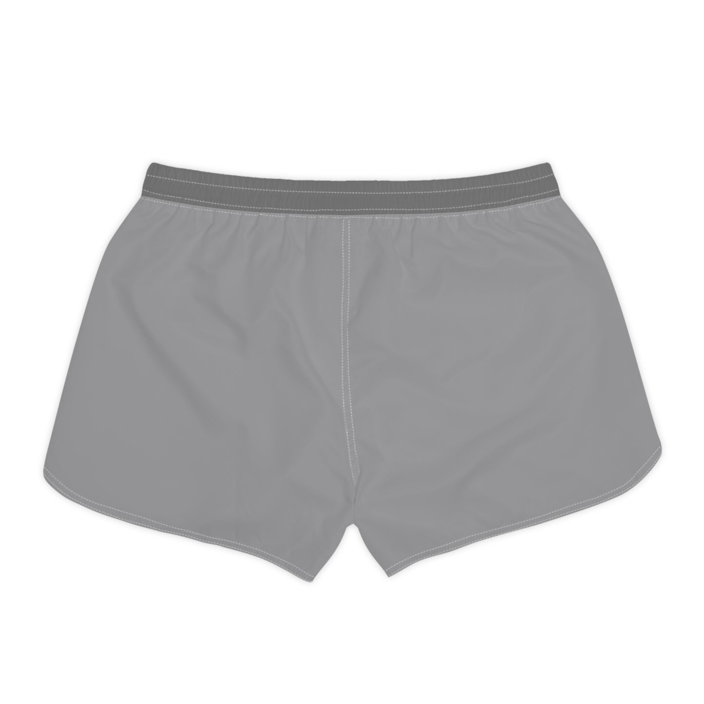 Gray Women's Casual Shorts (AOP)