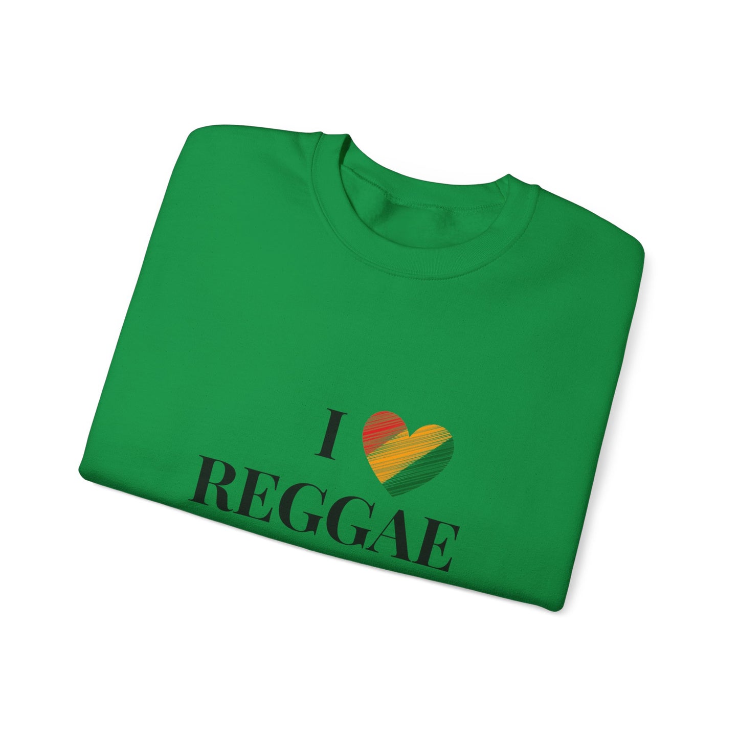 I Love Reggae Unisex Heavy Blend™ Crewneck Sweatshirt