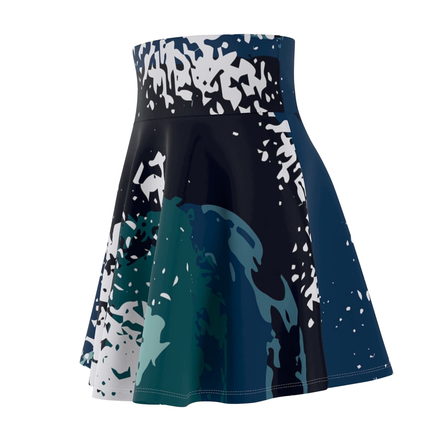 Flare Women's Skater Skirt (AOP)