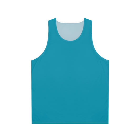 Teal Unisex Tank Top (AOP)