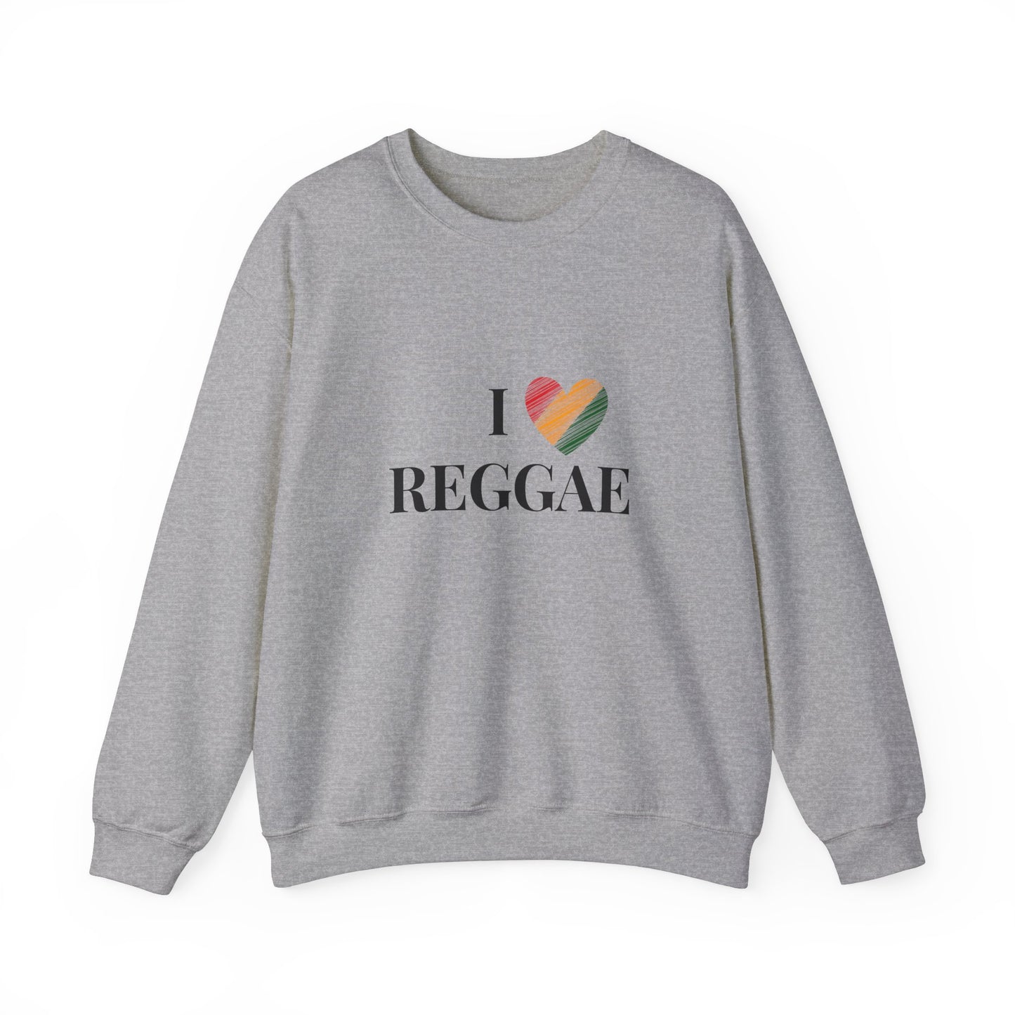 I Love Reggae Unisex Heavy Blend™ Crewneck Sweatshirt