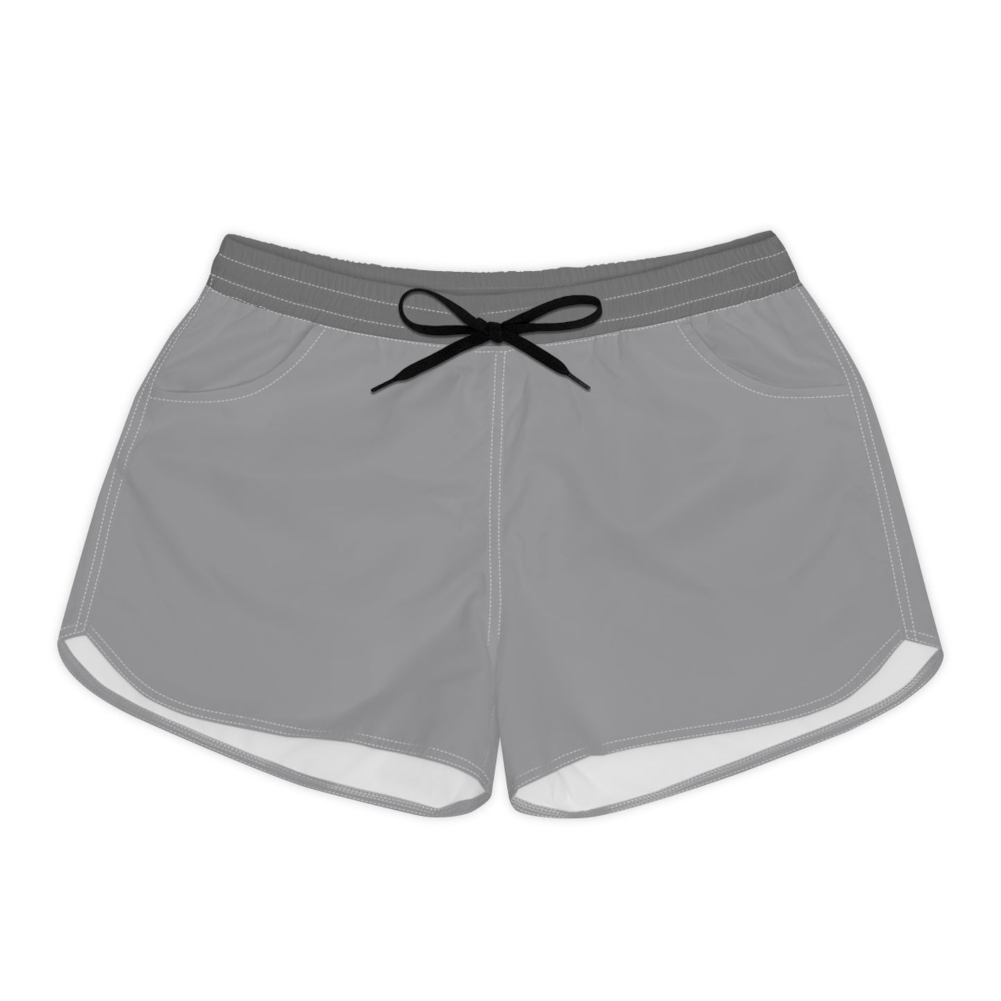 Gray Women's Casual Shorts (AOP)