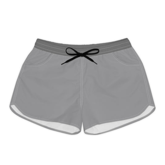 Gray Women's Casual Shorts (AOP)