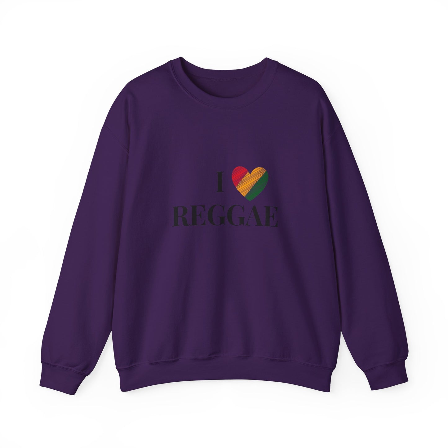 I Love Reggae Unisex Heavy Blend™ Crewneck Sweatshirt