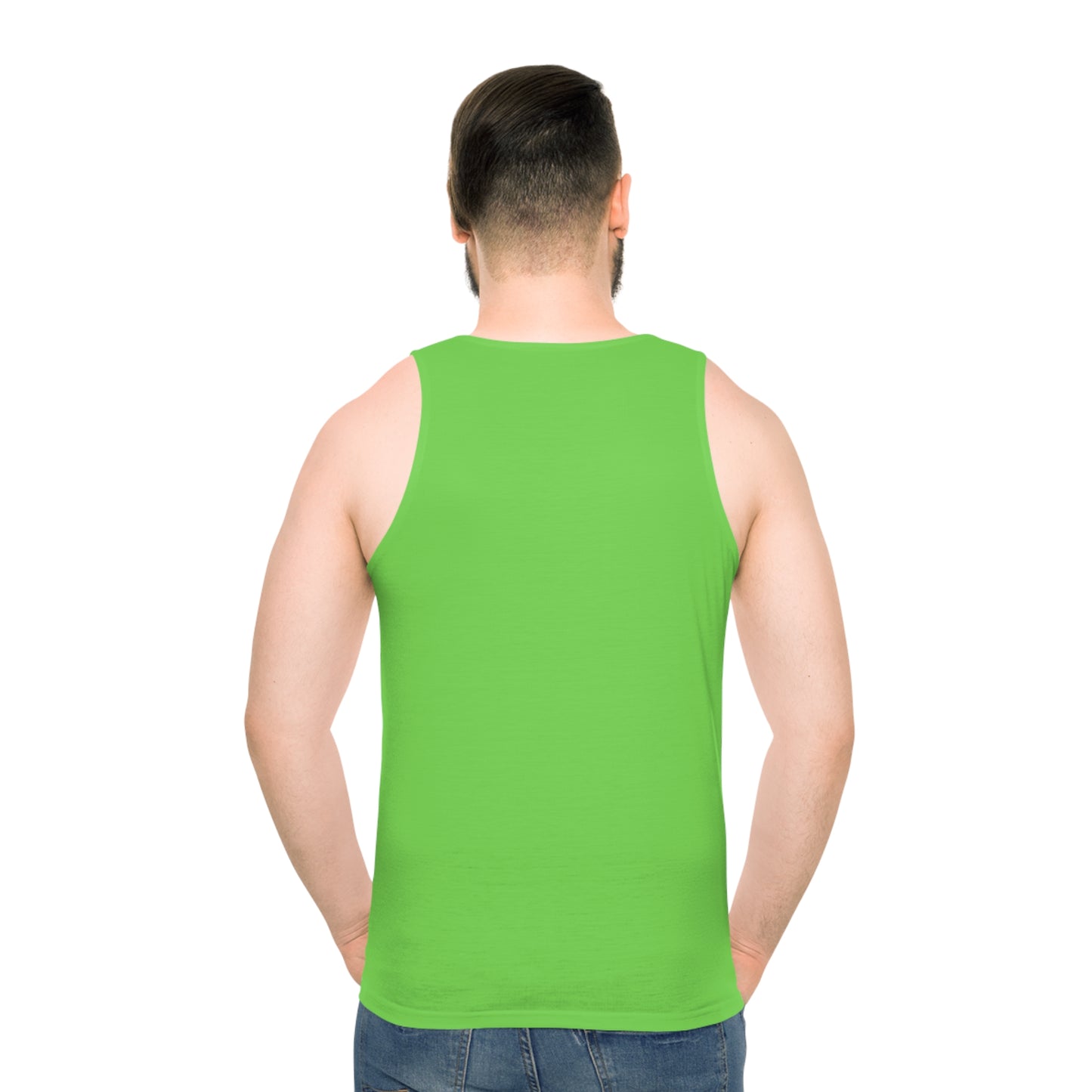 Lime Green Unisex Tank Top (AOP)