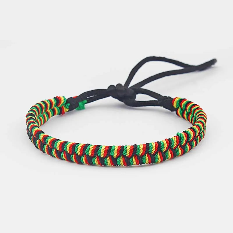 Rasta Friendship Bracelet Wristband