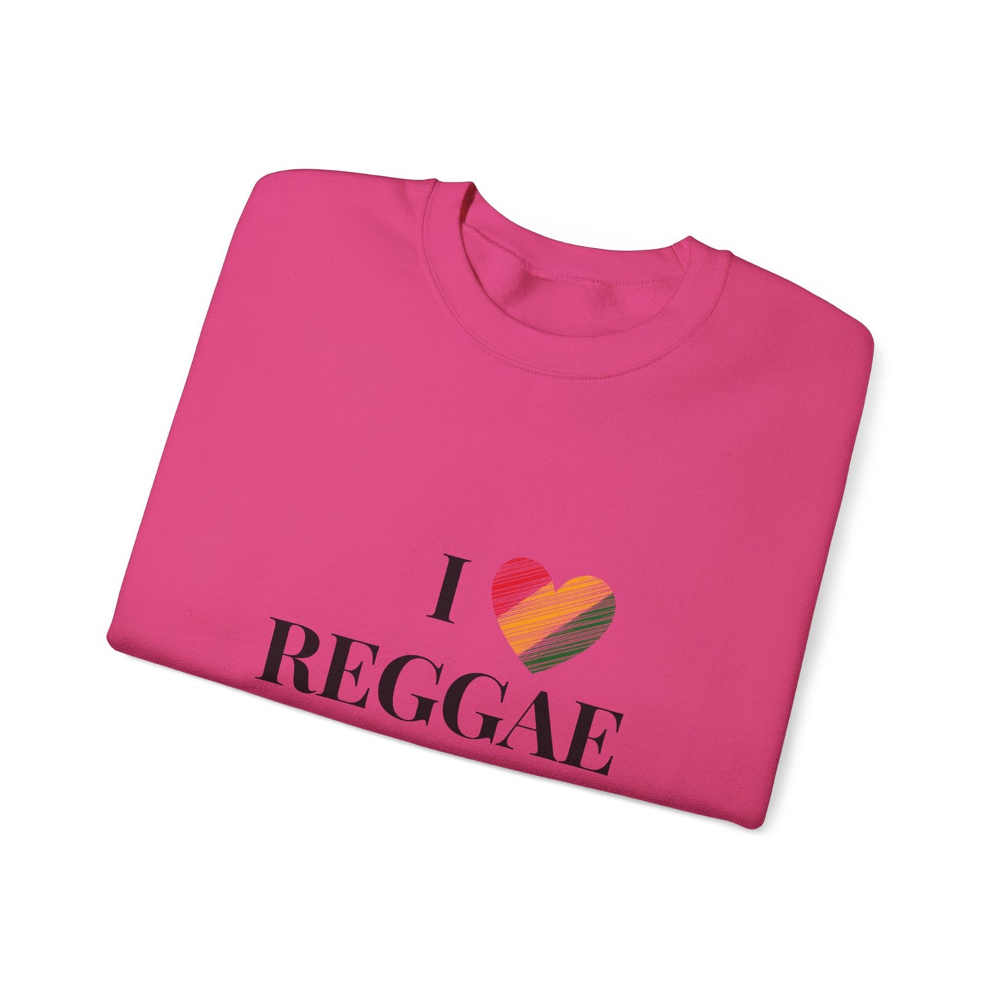 I Love Reggae Unisex Heavy Blend™ Crewneck Sweatshirt