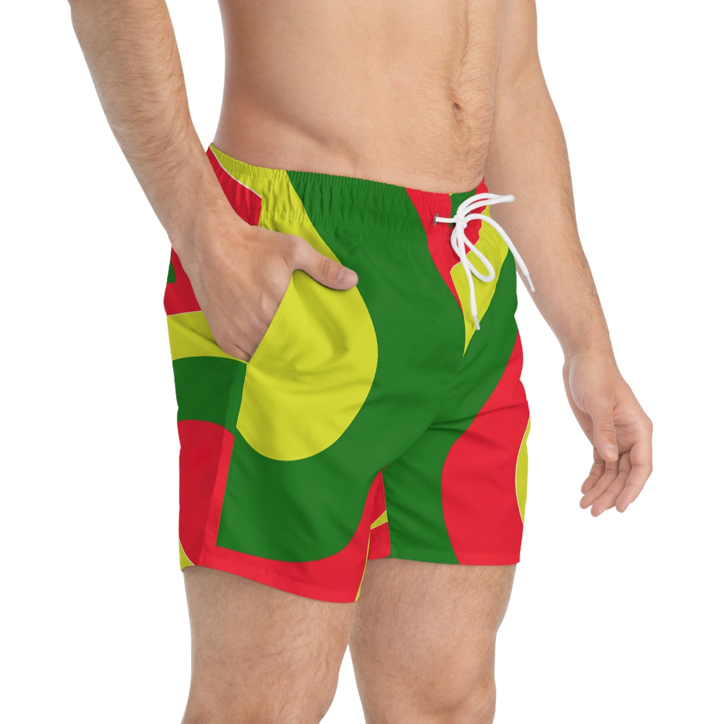 Reggae One Swim Trunks (AOP)