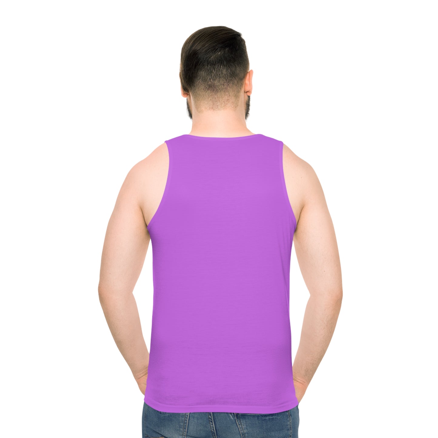 Light Purple Unisex Tank Top (AOP)