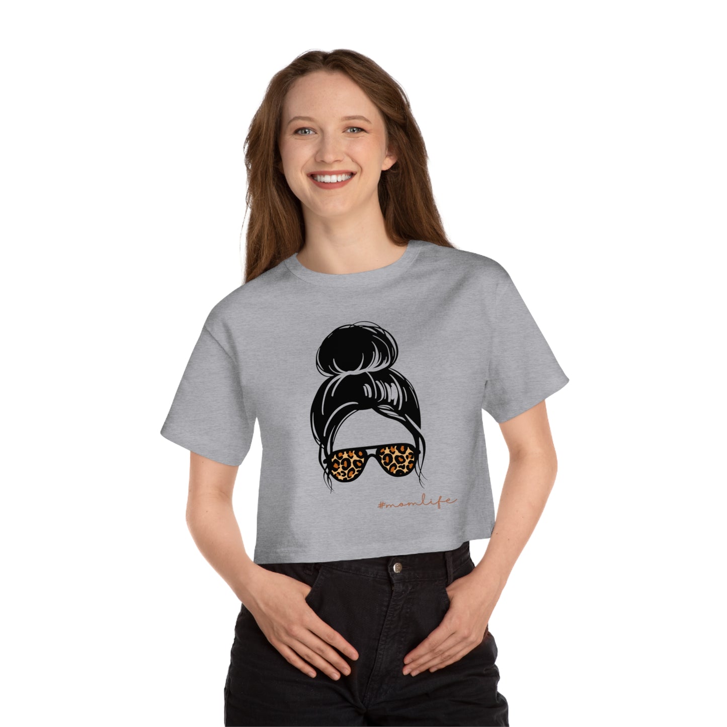 Mom's Life  Cropped T-Shirt