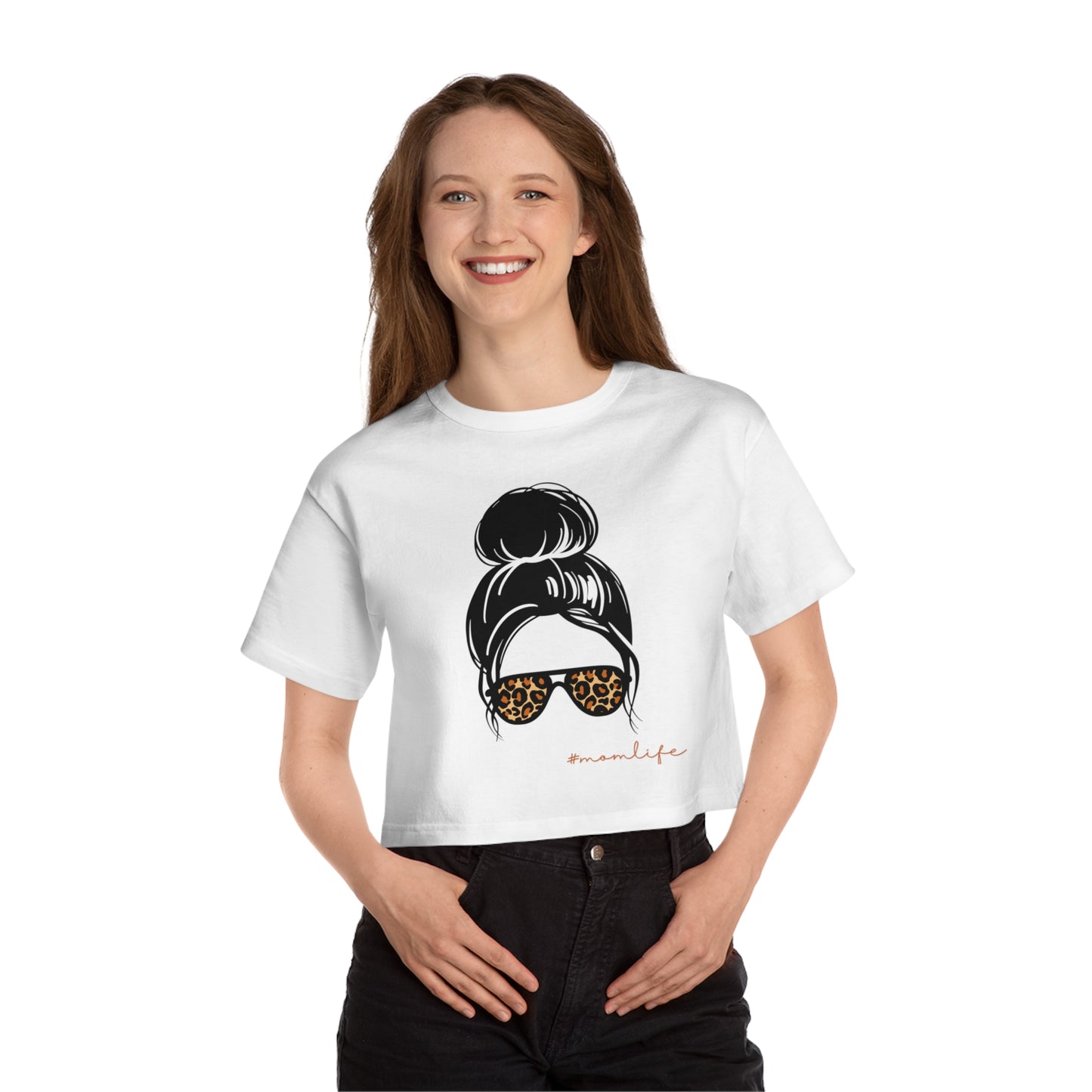 Mom's Life  Cropped T-Shirt