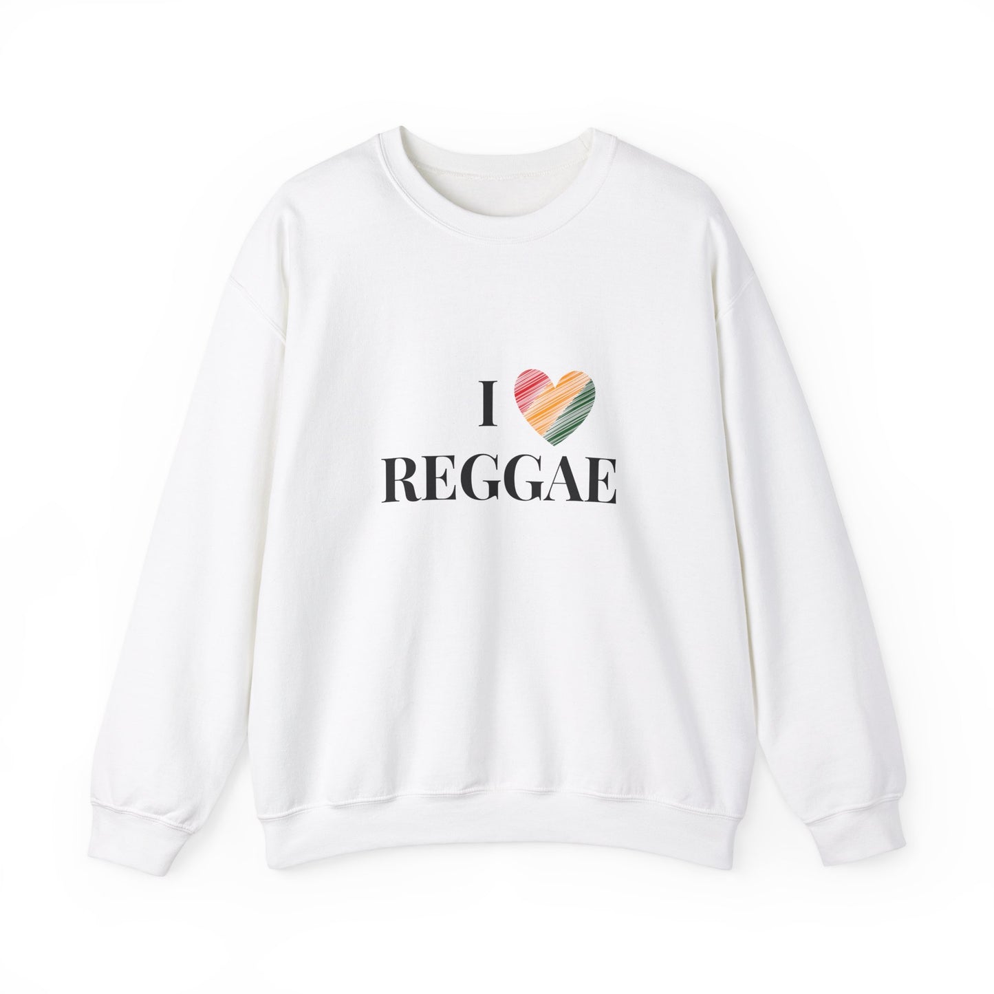 I Love Reggae Unisex Heavy Blend™ Crewneck Sweatshirt