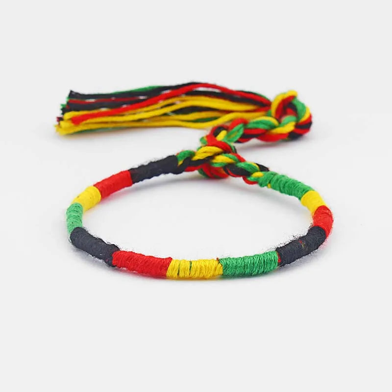 Rasta Friendship Bracelet Wristband