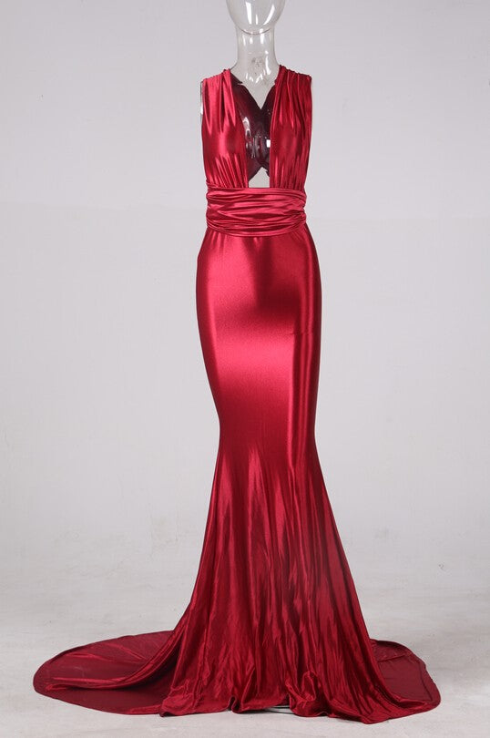 Red Evening Gown