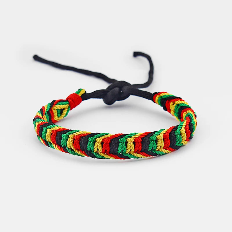 Rasta Friendship Bracelet Wristband