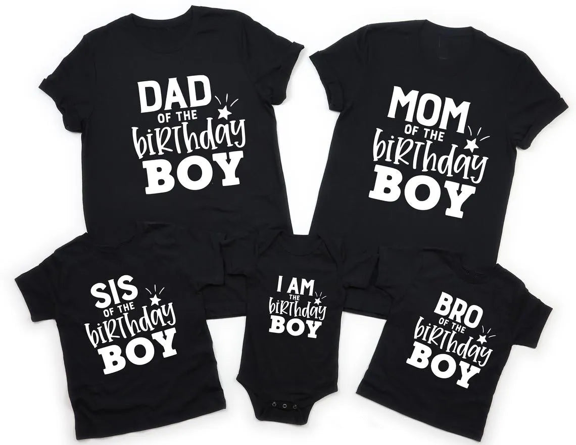 Birthday Boy Family Birthday Shirts