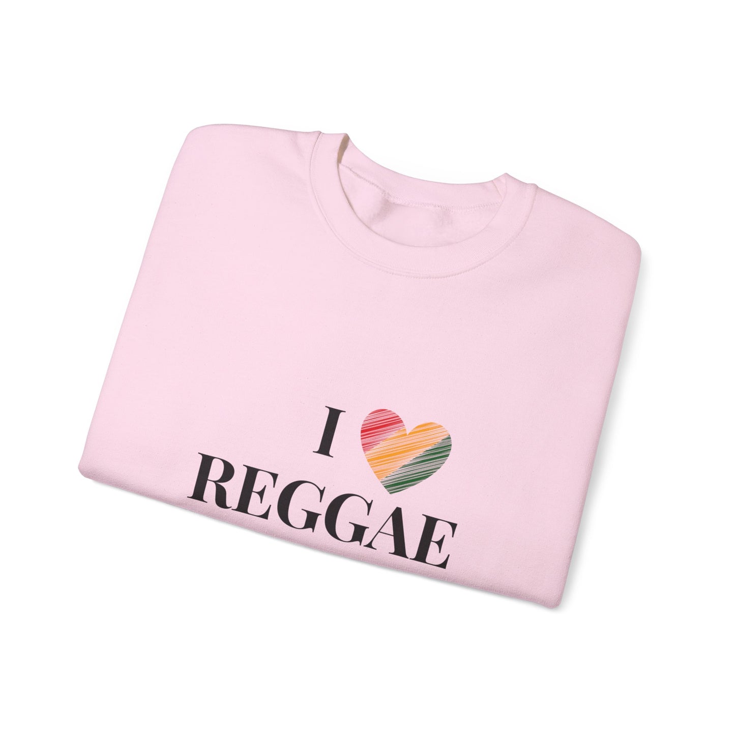 I Love Reggae Unisex Heavy Blend™ Crewneck Sweatshirt