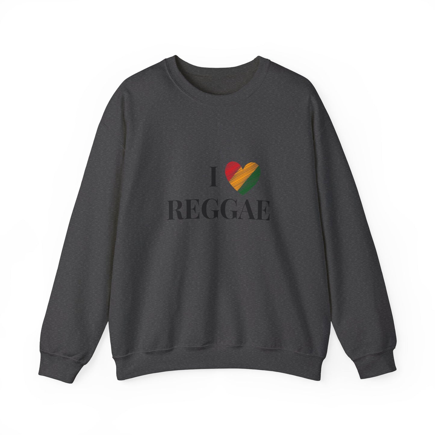 I Love Reggae Unisex Heavy Blend™ Crewneck Sweatshirt