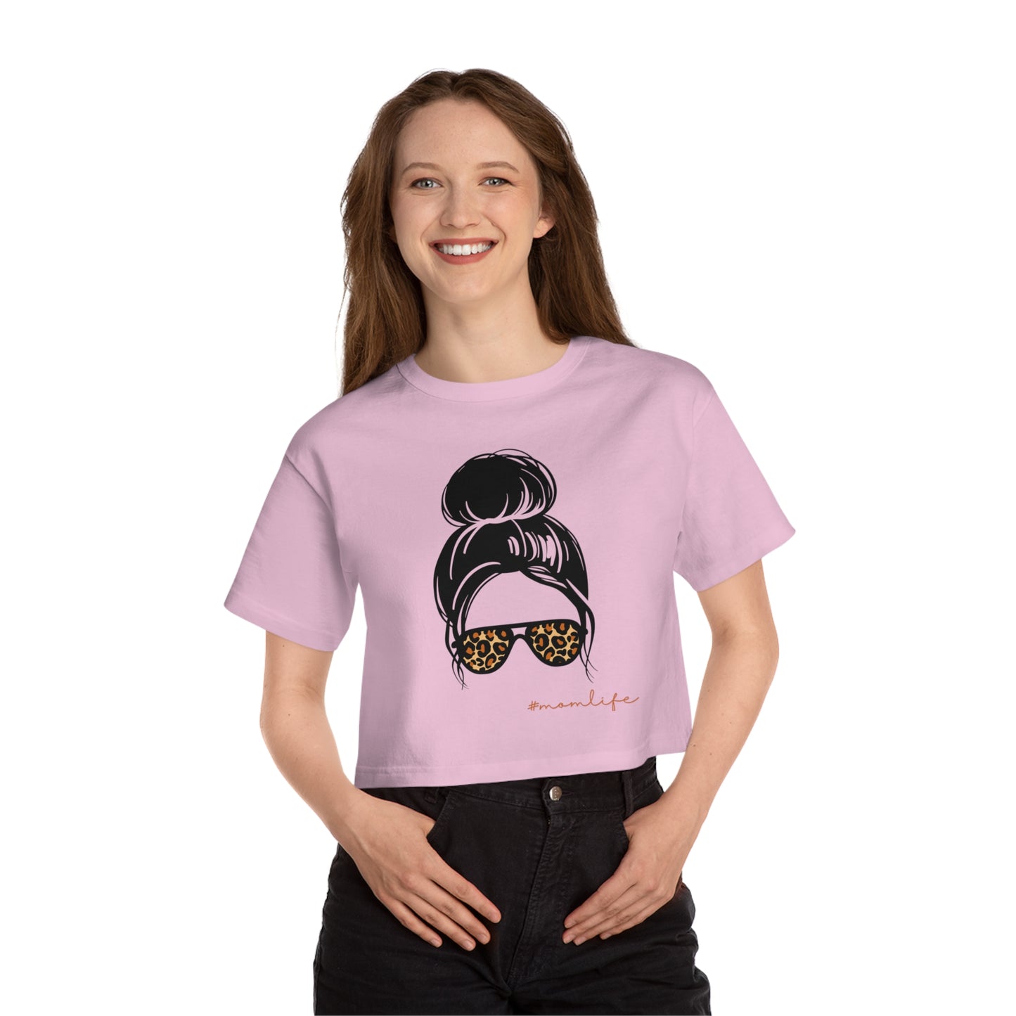 Mom's Life  Cropped T-Shirt