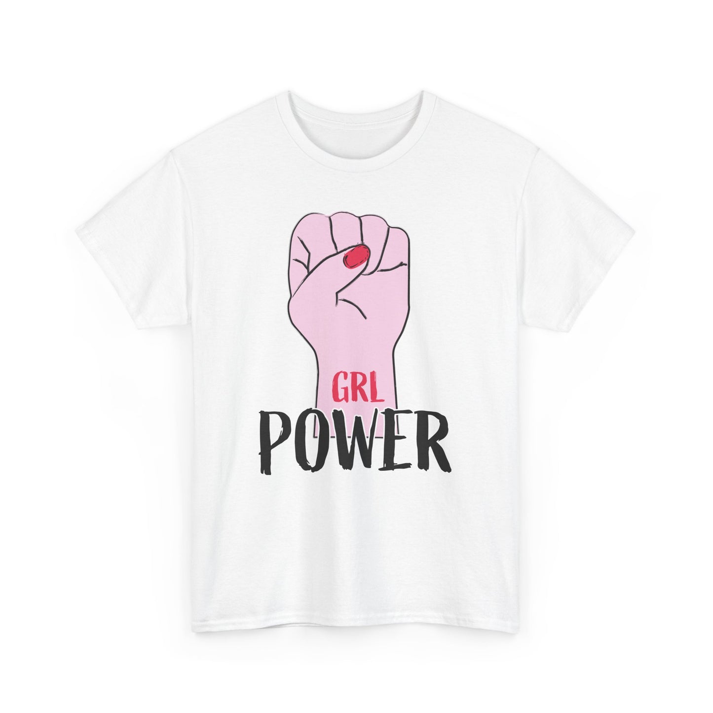 Girl Power Unisex Heavy Cotton Tee