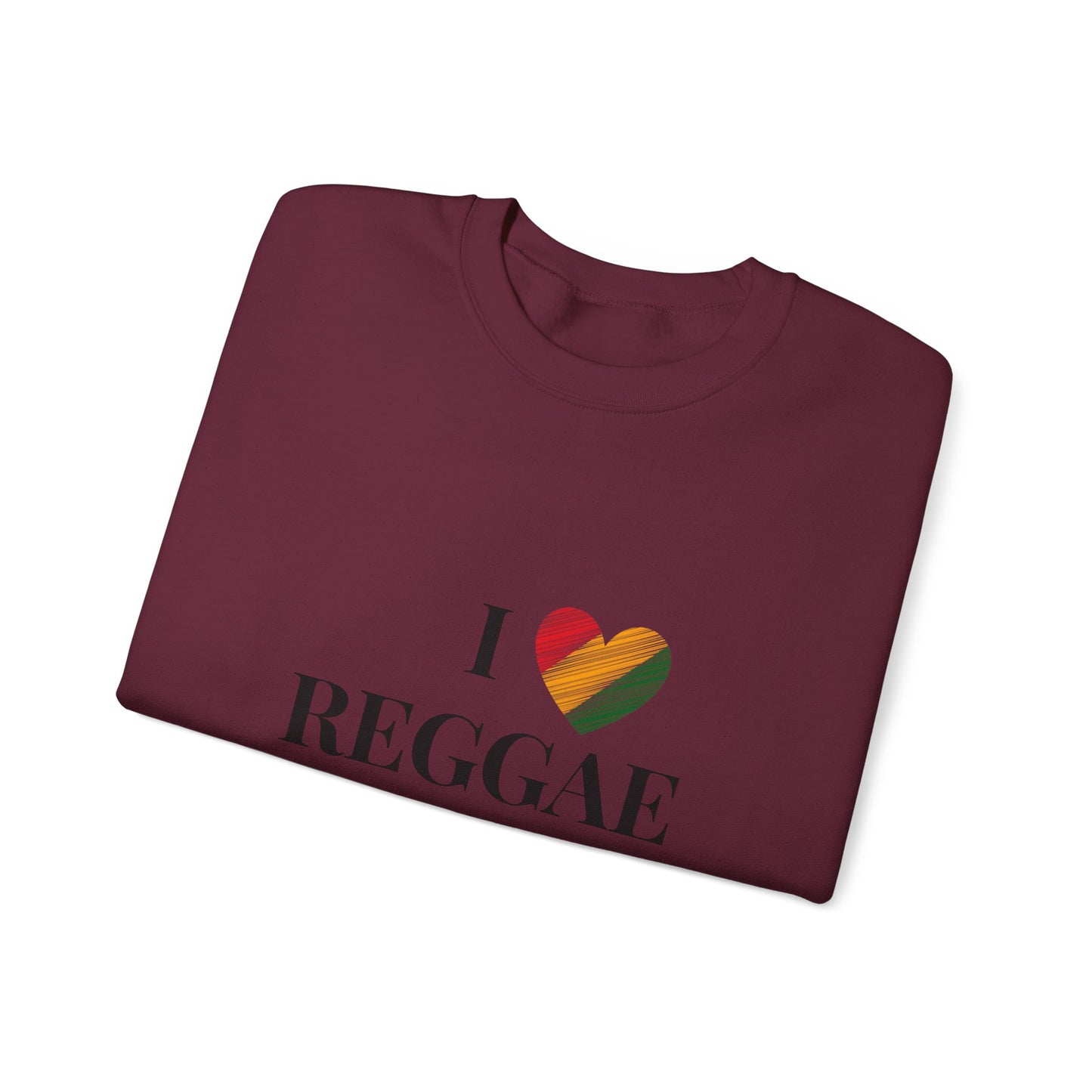 I Love Reggae Unisex Heavy Blend™ Crewneck Sweatshirt