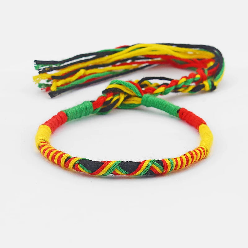 Rasta Friendship Bracelet Wristband