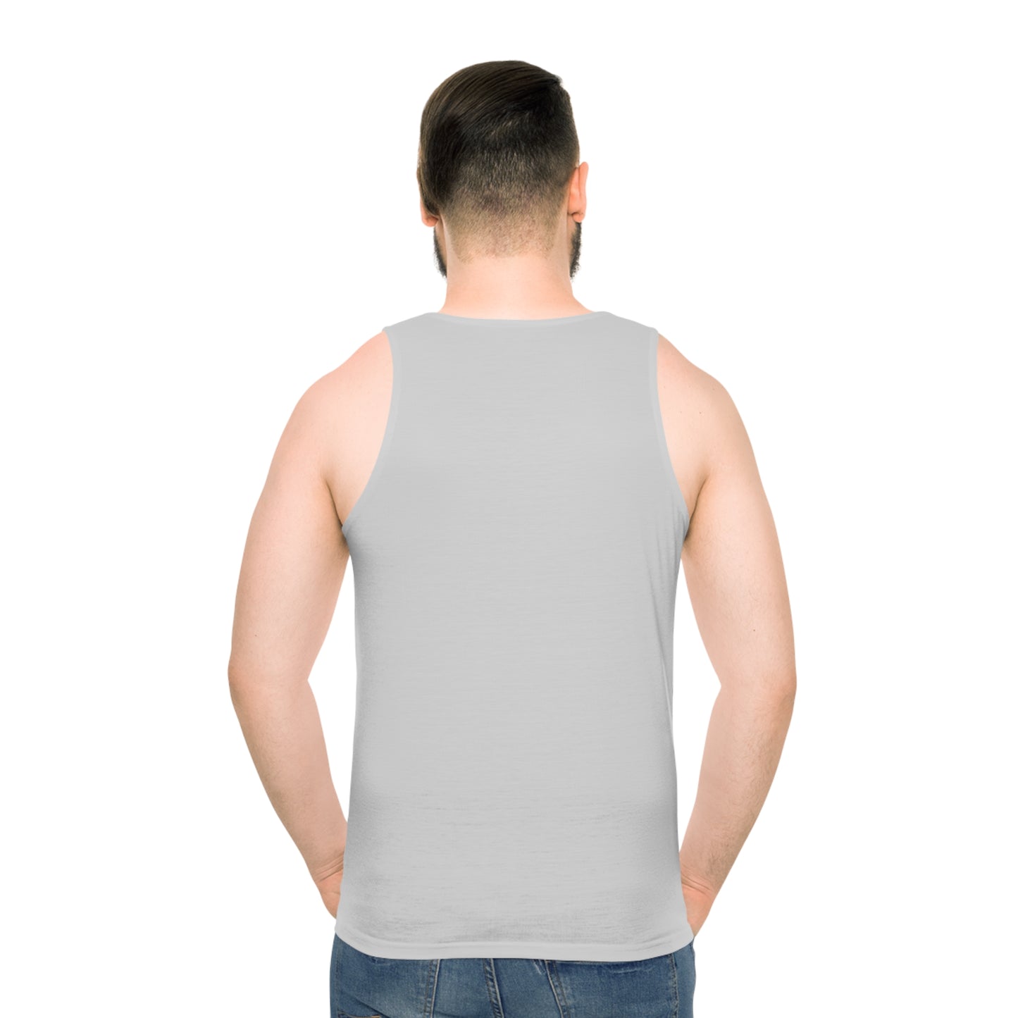 Light Gray Unisex Tank Top (AOP)