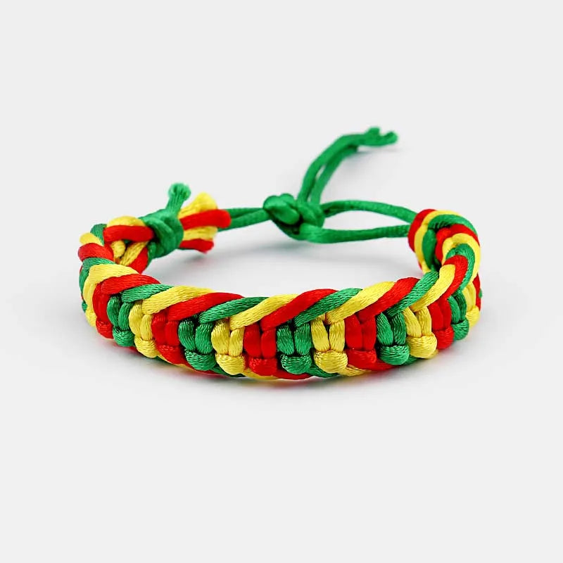 Rasta Friendship Bracelet Wristband