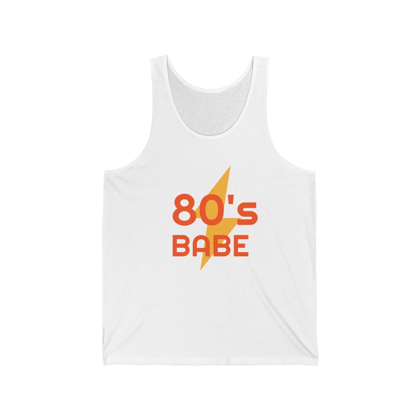 80's babe Unisex Jersey Tank - Creative Designs by Shanny