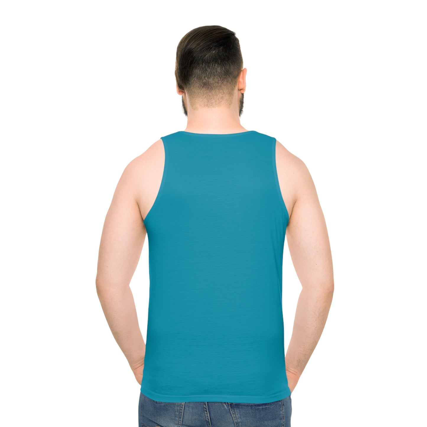 Teal Unisex Tank Top (AOP)