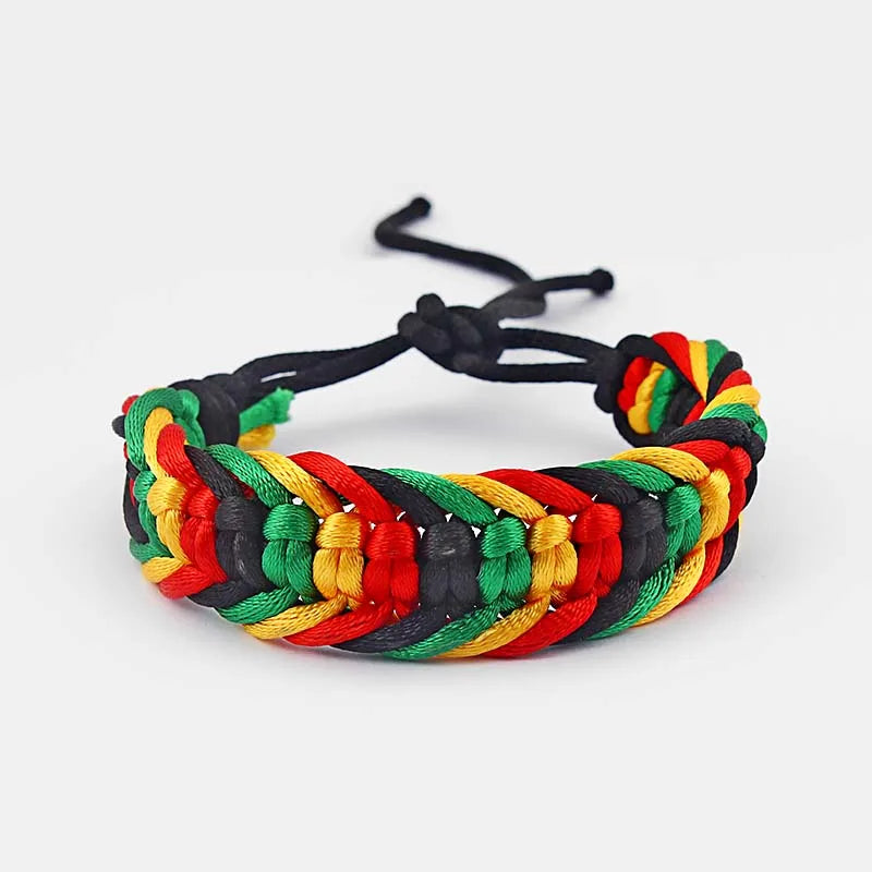 Rasta Friendship Bracelet Wristband