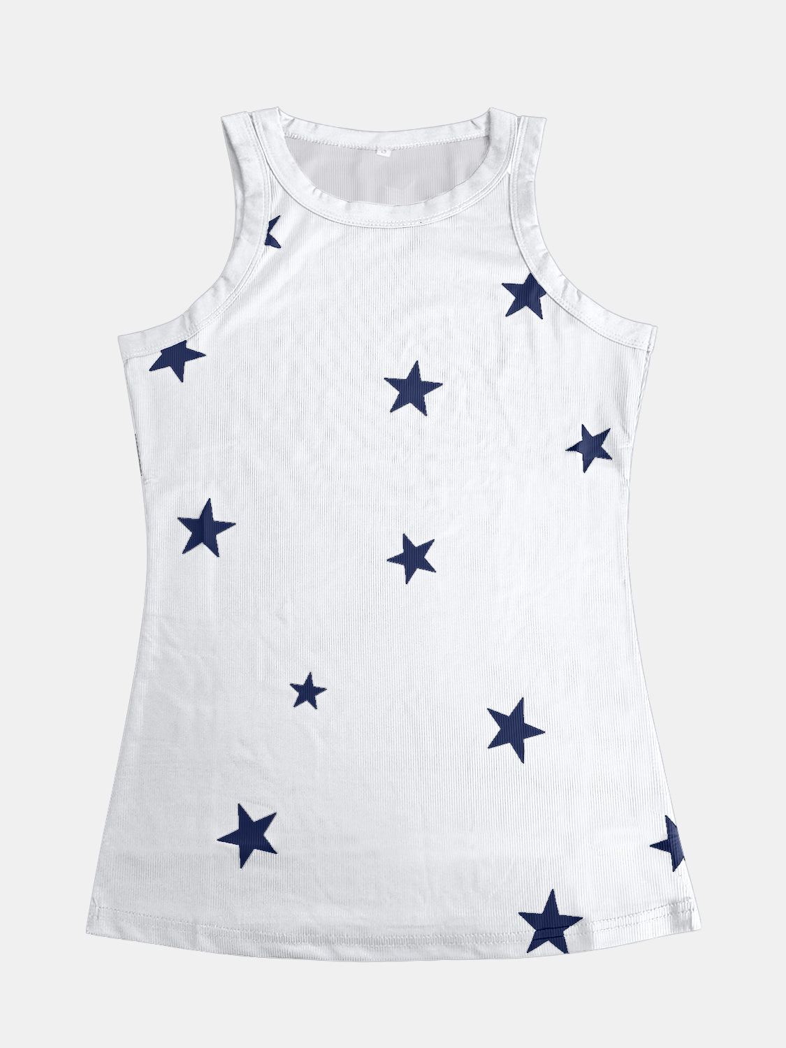 Full Size Star Round Neck Tank