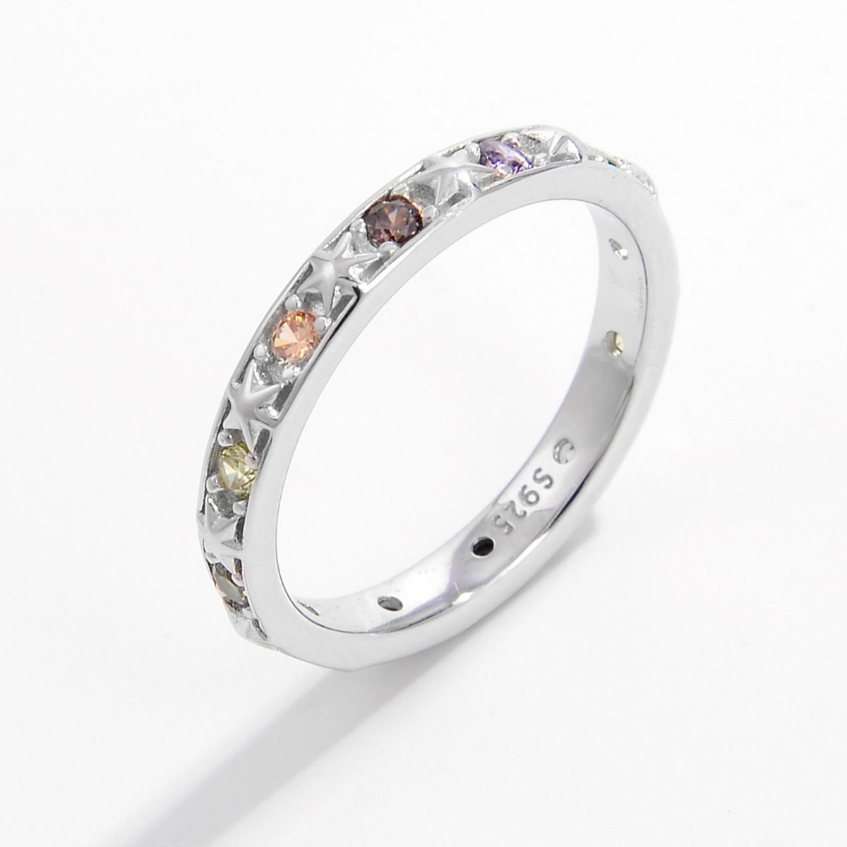 925 Sterling Silver Inlaid Zircon Ring - Creative Designs by Shanny