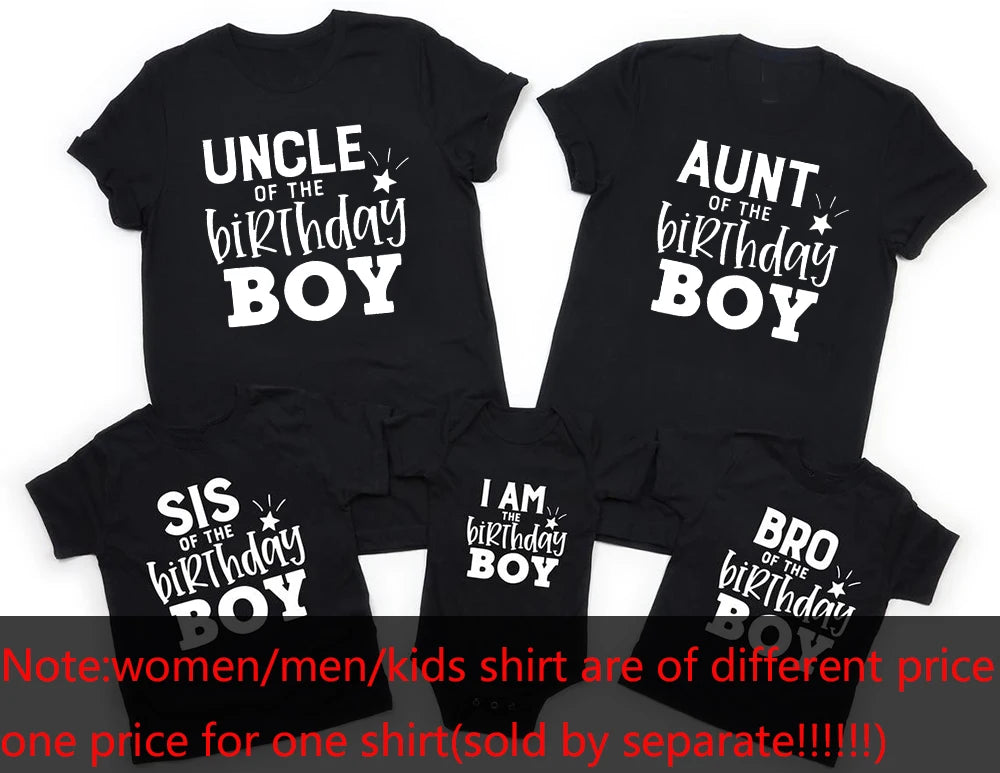 Birthday Boy Family Birthday Shirts