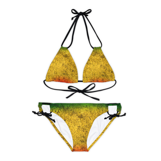 Reggae one Strappy Bikini Set (AOP)