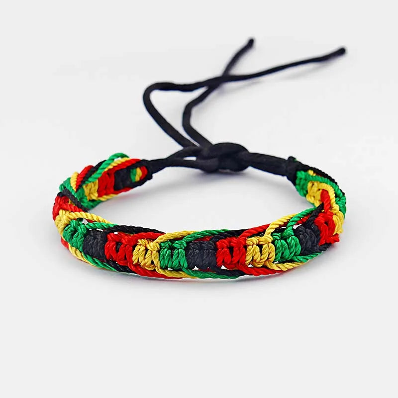 Rasta Friendship Bracelet Wristband