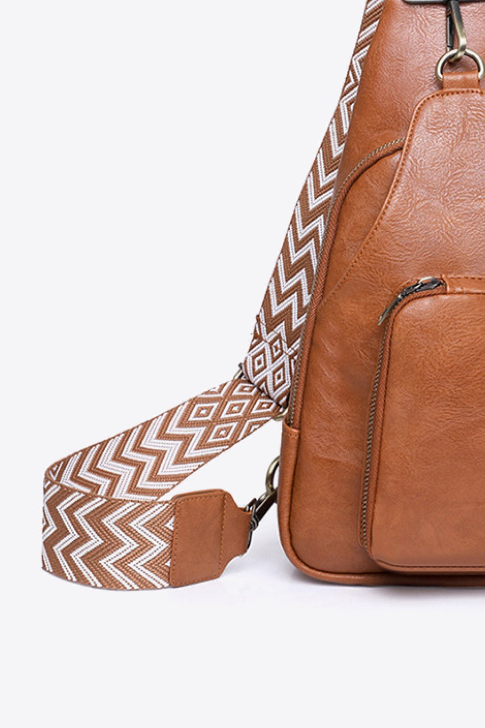 Adored Take A Trip PU Leather Sling Bag - Creative Designs by Shanny