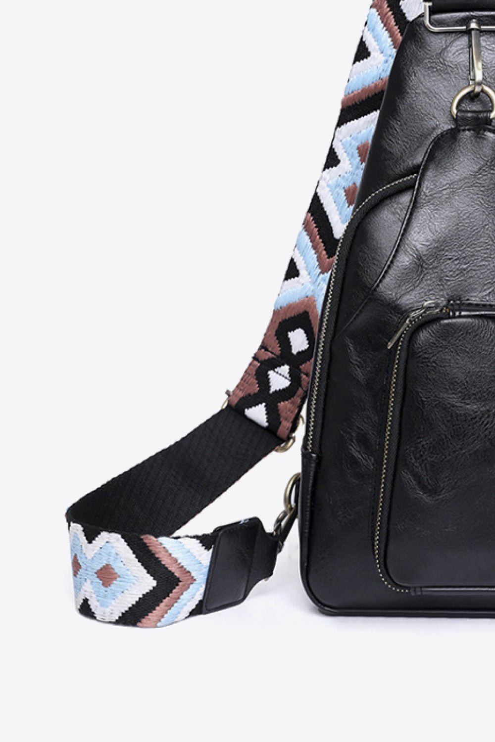 Adored Take A Trip PU Leather Sling Bag - Creative Designs by Shanny