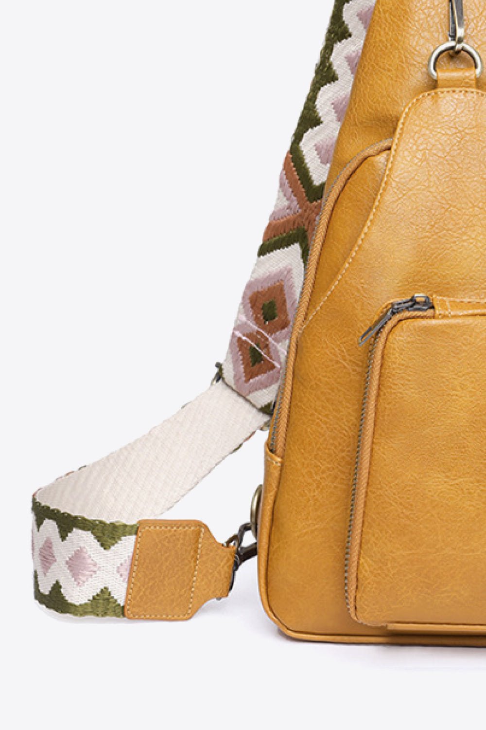 Adored Take A Trip PU Leather Sling Bag - Creative Designs by Shanny