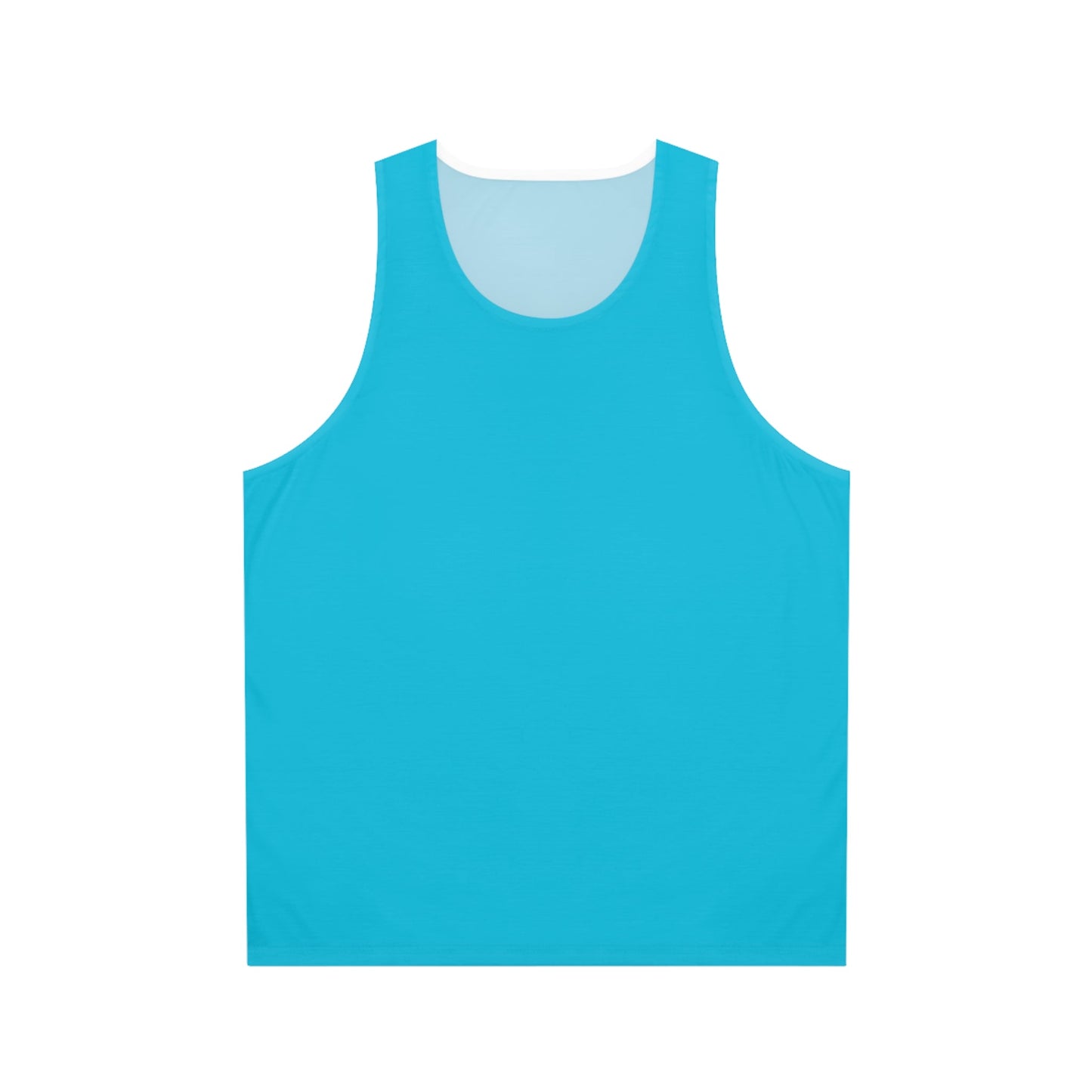 Aqua Unisex Tank Top (AOP) - Creative Designs by Shanny