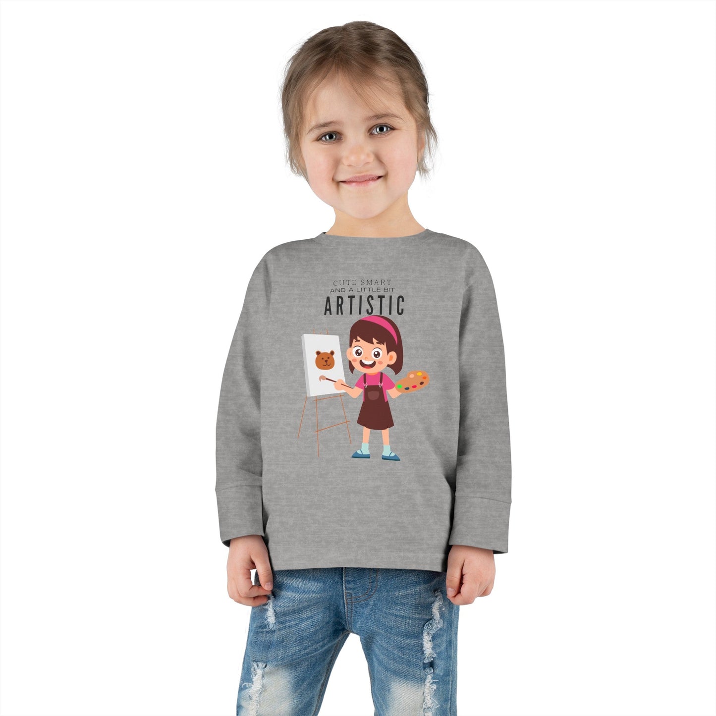 Artistic Toddler Long Sleeve Tee - Creative Designs by Shanny