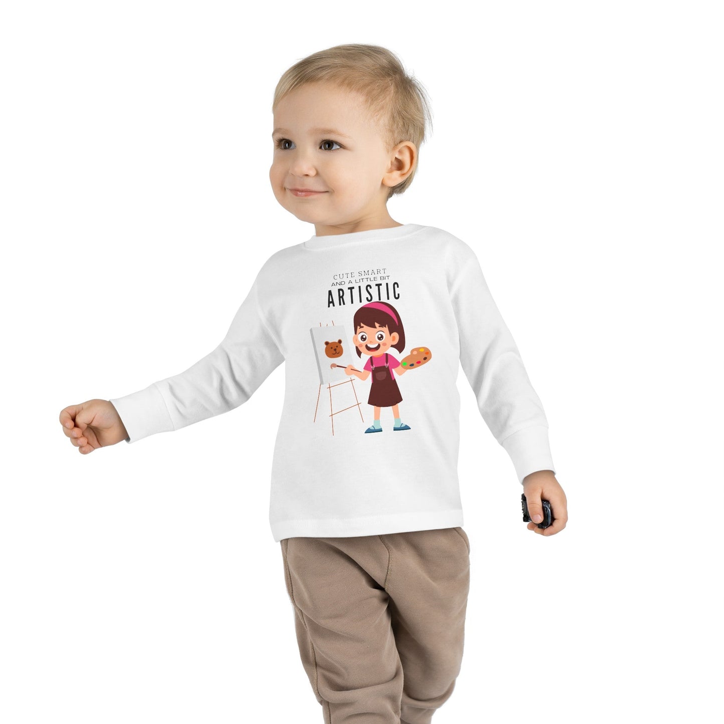 Artistic Toddler Long Sleeve Tee - Creative Designs by Shanny