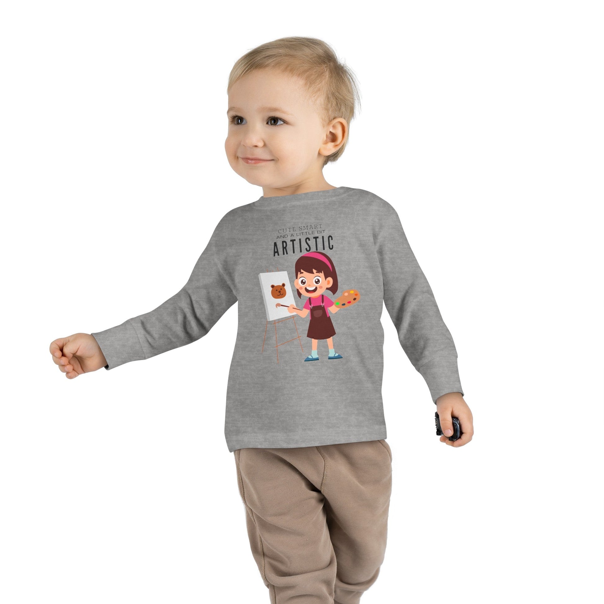 Artistic Toddler Long Sleeve Tee - Creative Designs by Shanny