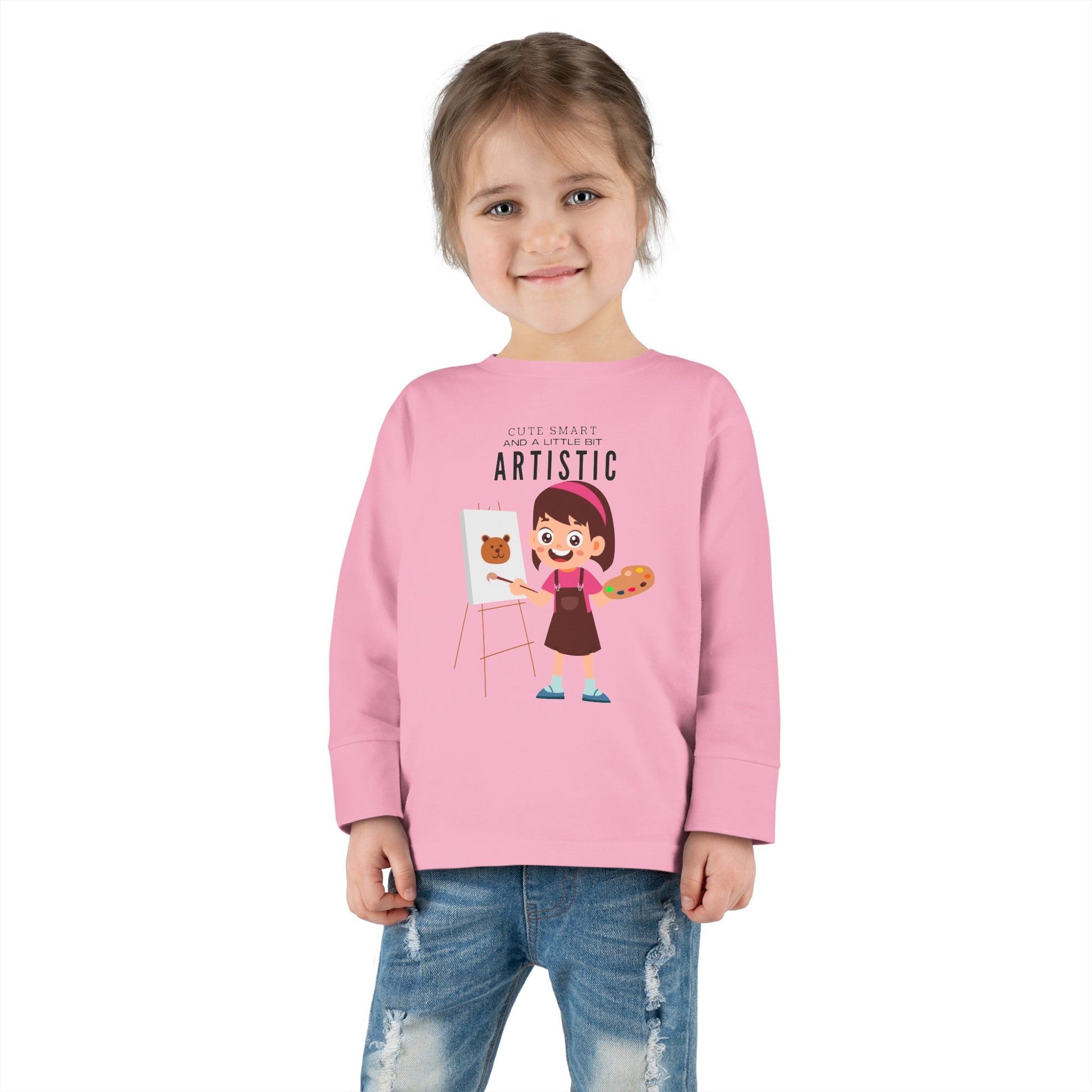 Artistic Toddler Long Sleeve Tee - Creative Designs by Shanny