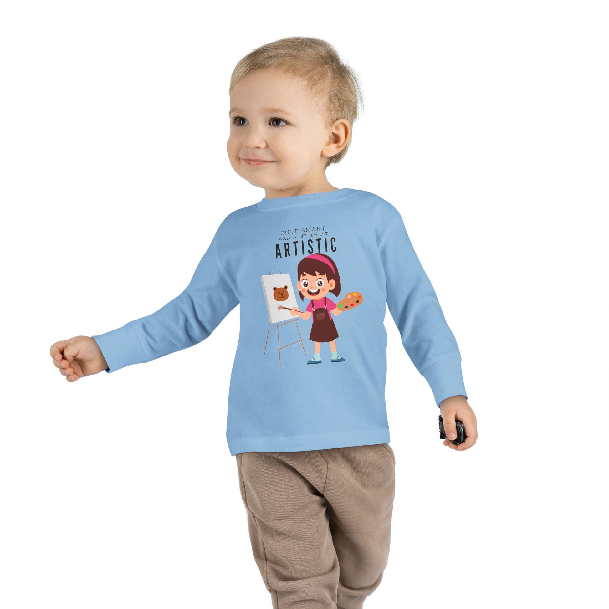 Artistic Toddler Long Sleeve Tee - Creative Designs by Shanny